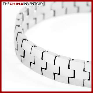 POLISHED TUNGSTEN CARBIDE WATCHBAND BRACELET B0905  