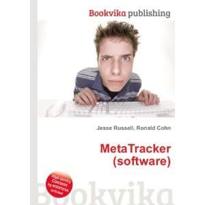  MetaTracker (software): Ronald Cohn Jesse Russell: Books