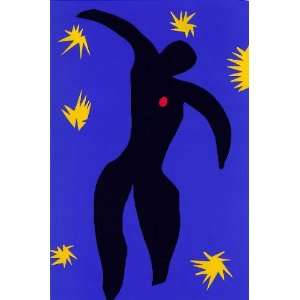  Oil Painting: Icarus (Icare): Henri Matisse Hand Painted 