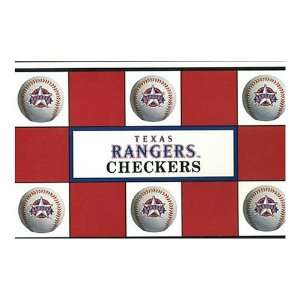  Big League Promotions Texas Rangers Checkers Toys & Games