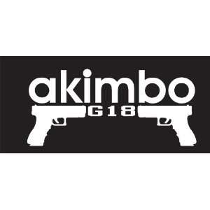  Modern Warfare 3 Akimbo Sticker Decal. Peel and Stick 