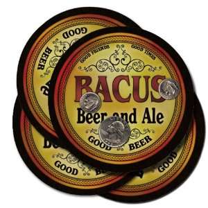  Bacus Beer and Ale Coaster Set: Kitchen & Dining