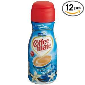 Nestle Coffee Mate Non Dairy Creamer, French Vanilla, 16 Ounce Bottles 