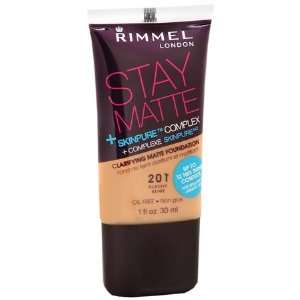  Rimmel Stay Matte Clarifying Matte Oil Free Foundation 