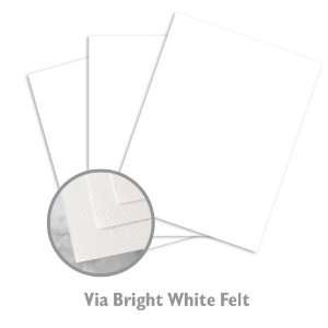  Via Felt Bright White Paper   500/Carton