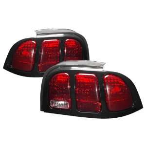  94 98 Ford Mustang Red Tail Lights: Automotive