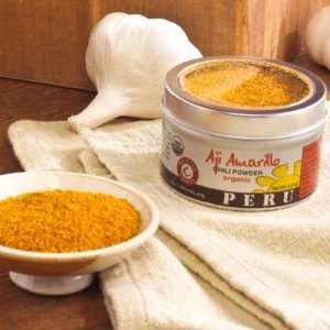 Zocalo Organic Aji Amarillo Chili Powder (2.2 oz/62 gr)  