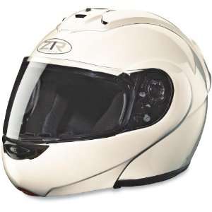   Modular Motorcycle Helmet Pearl White XXL 2XL 0100 0208: Automotive