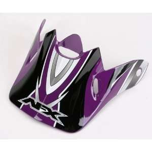    AFX Helmet Peak , Color Purple, Style Multi 0132 0262 Automotive