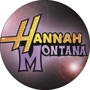  Disney Hannah Montana Logo Button B DIS 0483: Toys & Games