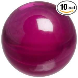 Synthetic Ruby Ball, Grade 25, 0.0787 Diameter (Pack of 10)  