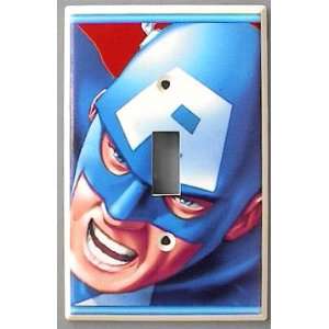  Marvel Comics Superhero CAPTAIN AMERICA Switch Plate 