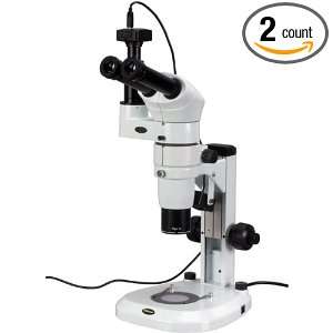   Zoom Stereo Microscope + 9MP Digital Camera  Industrial
