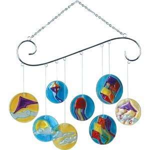    Glass Scroll Hanging Decoration   Kites: Patio, Lawn & Garden