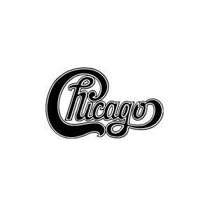  CHICAGO BAND WHITE LOGO DECAL STICKER 