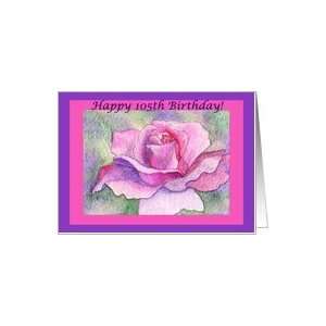  happy birthday, rose, 105th, Card Toys & Games