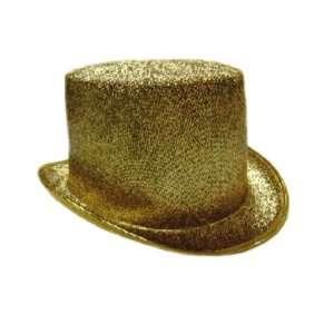  Gold Party Glitter Top Hat: Toys & Games