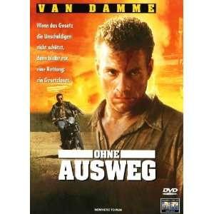  Nowhere to Run (1993) 27 x 40 Movie Poster German Style A 
