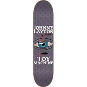  Toy Machine Johnny Layton Brainwashed Skateboard Deck   8 