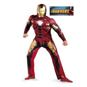 Disguise 11724DI STD Mens Classic Muscle Iron Man Mark VI Costume Size 