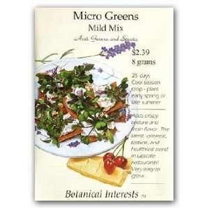  Micro Greens Mild Mix Seed Patio, Lawn & Garden