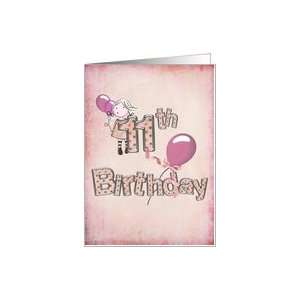  11th birthday girl balloons Card: Toys & Games