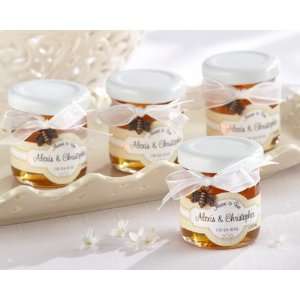  Meant to Bee Personalized Clover Honey Wedding Favors Set 