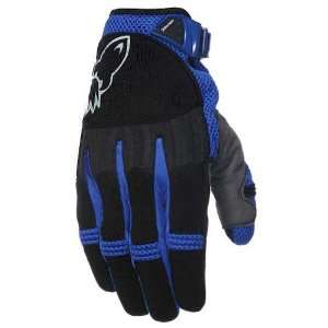  Joe Rocket Big Bang Blue on Black Motorcycle Gloves   Size 