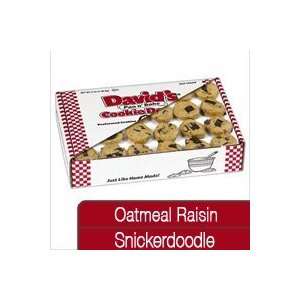 Davids Cookies 120305 Pre Formed Frozen Cookie Dough Oat Raisin 