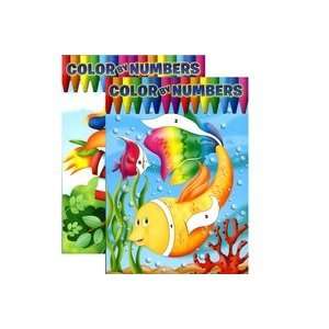  JUMBO COLOR BY NUMBERS Coloring & Activity Books: Office 