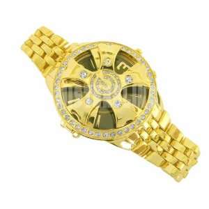 Gold Spinner HIP HOP SPINNING GOLD DUO WATCH Everything 
