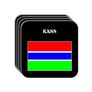  Gambia   KASS Set of 4 Mini Mousepad Coasters 