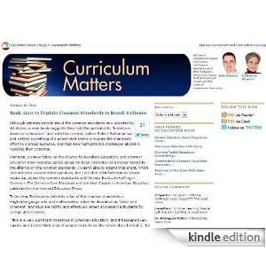  Curriculum Matters Kindle Store Editorial Projects in 