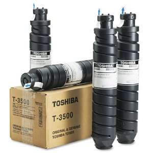 Toshiba  T3500 Toner, 13500 Page Yield, 4/PK, Black    Sold as 2 