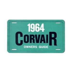  1964 CHEVROLET CORVAIR Owners Manual User Guide 