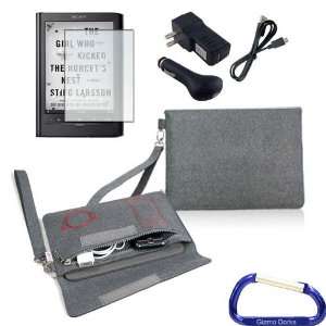   Screen Protector and Carabiner Key Chain for the Sony Reader PRS 650