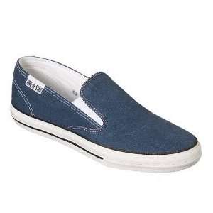    Mens Converse One Star Blue Canvas Slip Ons 