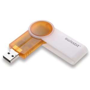   Swissbit Swiss Army 256MB USB Twist Orange Drive 401686 Electronics