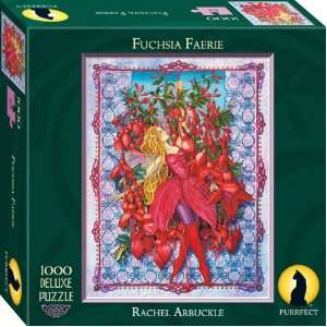  Purrfect Puzzles Fuchsia Faerie 1000 Piece Puzzle: Toys 