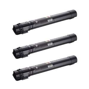  3 Pack: 3 x 19,000 Page Black Toner Cartridge for Dell 