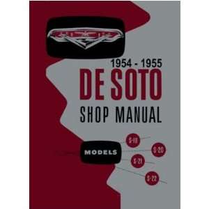  1954 1955 DESOTO Shop Service Repair Manual Book 