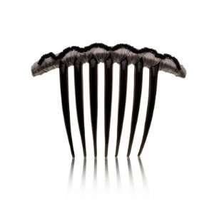  Zhoe Grey Ribbon w/ Black Bead French Comb: Beauty