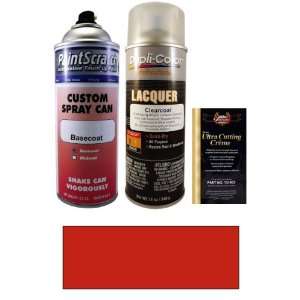   Oz. Bright Red Spray Can Paint Kit for 1990 BMW 535I (308): Automotive