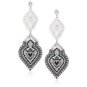    LK Designs Glamorous Lace Two Part Bohemian Earrings Jewelry