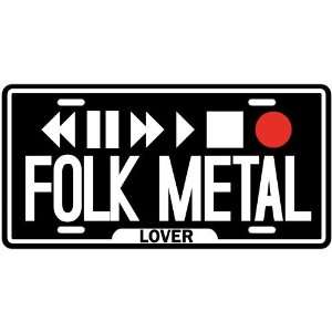  New  Play Folk Metal  License Plate Music