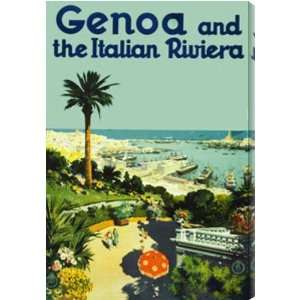  Genoa and the Italian Riviera AZV00190 canvas art: Home 