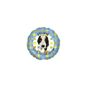  18 Please Fell Better Soon Dog Box98   Mylar Balloon Foil 