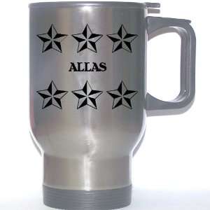  Personal Name Gift   ALLAS Stainless Steel Mug (black 