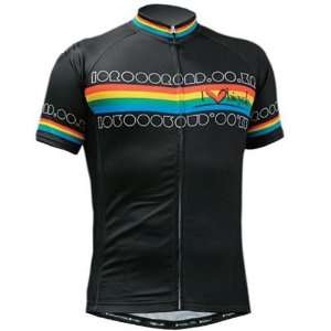 Fixgear Cycling Jersey Black I Love Bicycle Short Sleeves Custom 