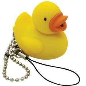 Fun Dangles Finger Animal Cell Phone Charm, Rubber Duck 